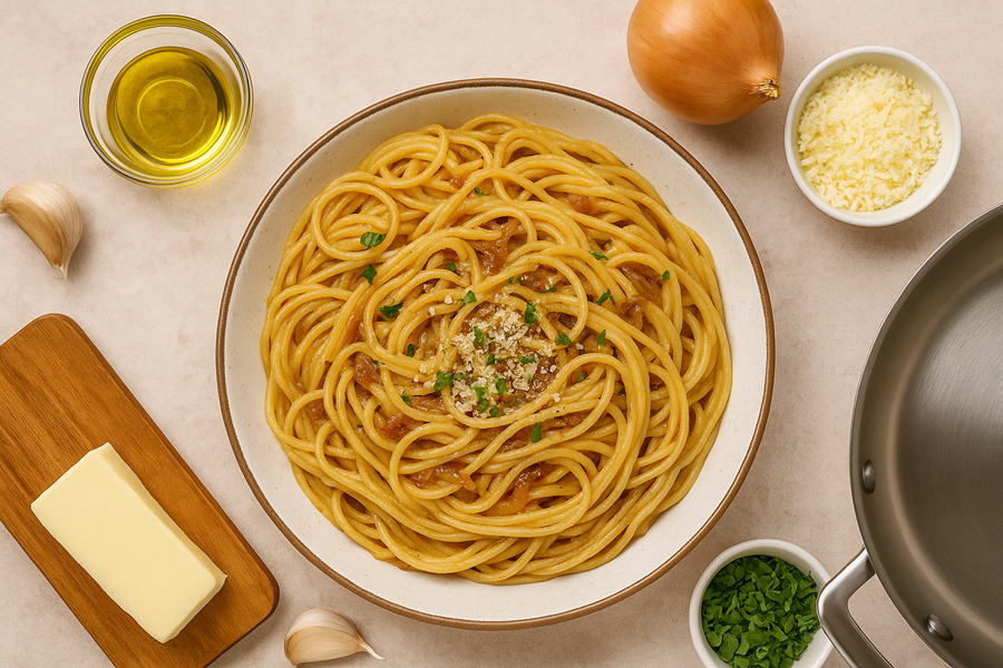 Caramelized Onion Pasta