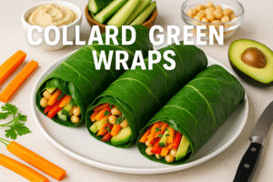 How to make Collard Green Wraps: A Powerful & Delicious Healthy Meal🌿💚