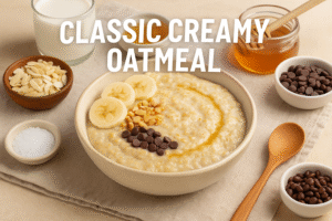 How to Make Classic Creamy Oatmeal: The Ultimate Delicious & Power-Packed Breakfast 🍯✨