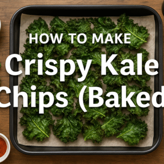 How to make Crispy Kale Chips (Baked)