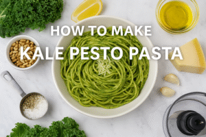 How to make Kale Pesto Pasta: A Powerful & Delicious Weeknight Winner🥬✨