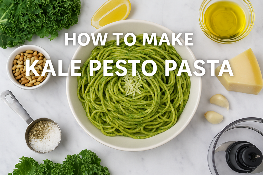 How to make Kale Pesto Pasta
