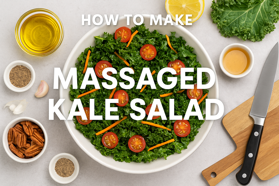 How to make Massaged Kale Salad