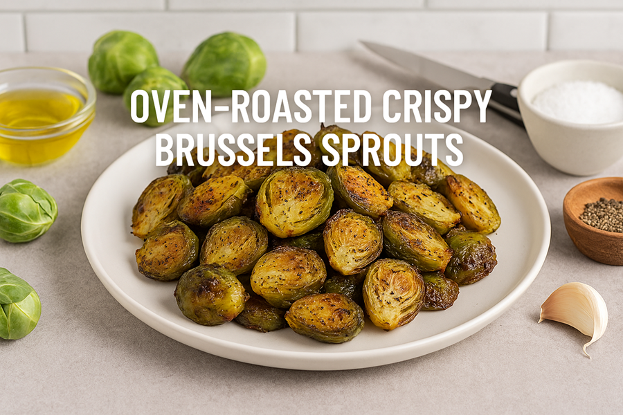 Oven-Roasted Crispy Brussels Sprouts