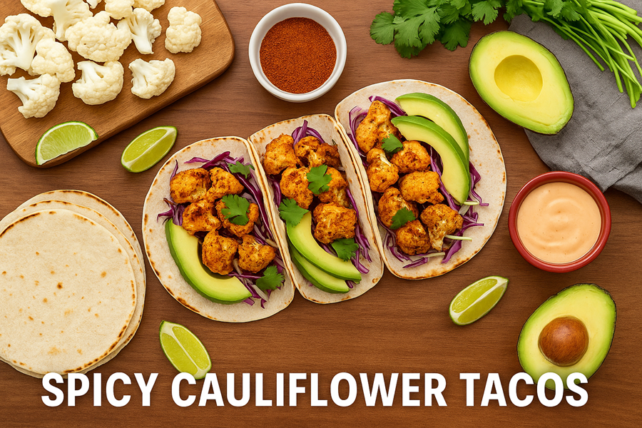 Spicy Cauliflower Tacos
