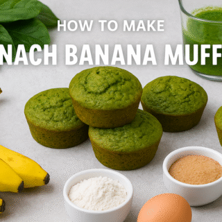 How to make Spinach Banana Muffins (Kid-Friendly) – A Powerful & Delicious Healthy Treat🌿🧁 12 How to make Spinach Banana Muffins