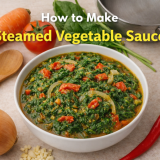 Steamed Vegetable Sauce