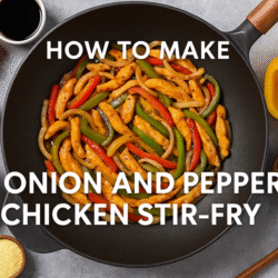 Onion and Pepper Chicken Stir-Fry
