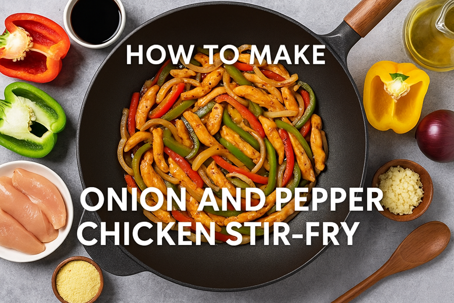 Onion and Pepper Chicken Stir-Fry
