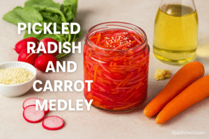 🌿How to Make Flavorful Pickled Radish and Carrot Medley — A Bright, Healthy Delight!