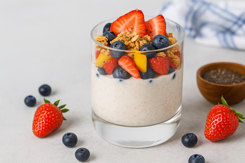 How to Make a Delightfully Powerful Psyllium Yoghurt Parfait🥣 (Healthy & Energizing) 2 psyllium parfait recipe