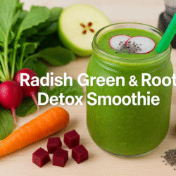 Radish Green and Root Detox Smoothie