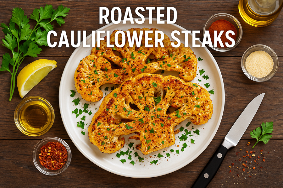 Roasted Cauliflower Steaks