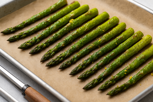 How to Make Roasted Lemon Garlic Asparagus: A Delicious & Powerful Flavour Boost 🌟 2 Oven-roasted asparagus