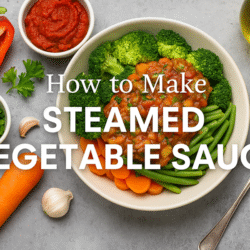 Steamed Vegetable Sauce