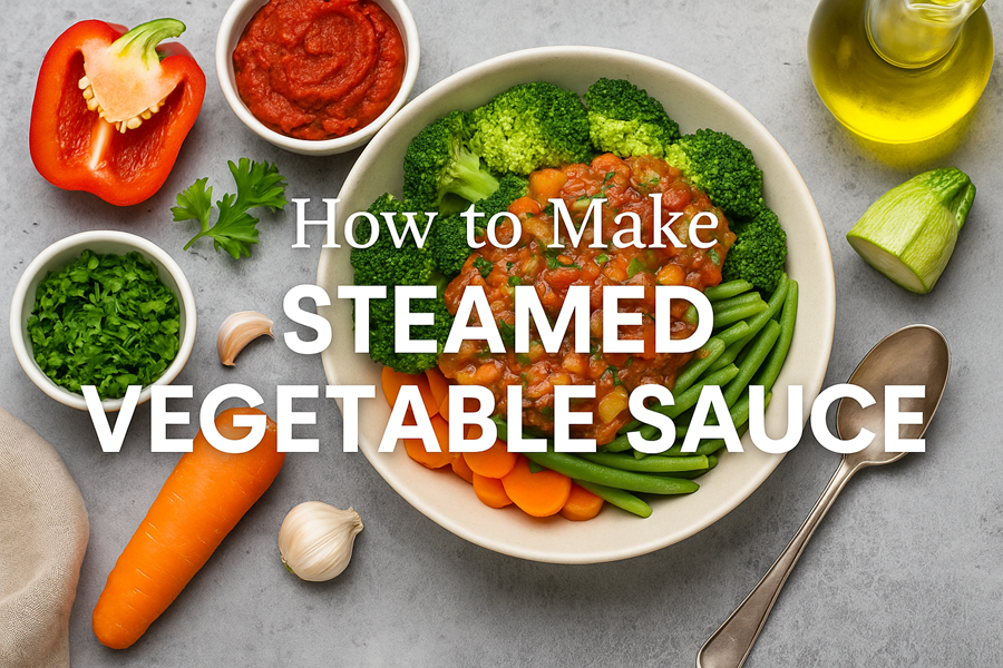 Steamed Vegetable Sauce