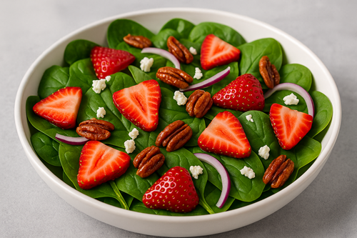 How to Make a Delightfully Fresh Strawberry Spinach Salad (Powerful, Healthy & Irresistible) 🍓🥬 2 Fresh summer salad