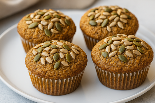 🌻How to Make Pumpkin and Sunflower Muffins with Seed Topping – A Delicious Power Treat! 2 Healthy seed muffins recipe