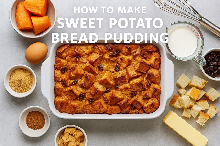 Sweet Potato Bread Pudding