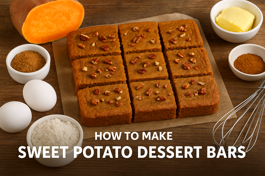 Sweet Potato Dessert Bars