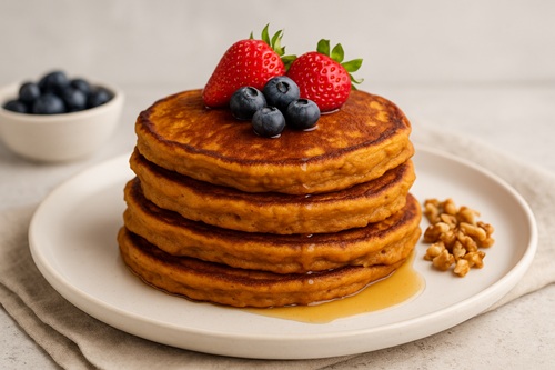 35+ Joyful Ways to Use Sweet Potatoes in the Kitchen (Delightful, Delicious & Nourishing) 18 Sweet Potato Pancakes