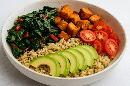 🌿How to make Swiss Chard Grain Bowl: A Joyful & Power-Packed Healthy Dish 2 Swiss chard grain bowl recipe