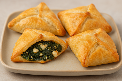 How to make Swiss Chard and Feta Stuffed Pastries – A Delightfully Powerful Recipe🌿✨ 2 Swiss chard pastries
