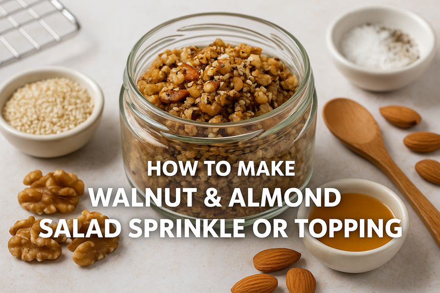 Walnut and Almond Salad Sprinkle or Topping