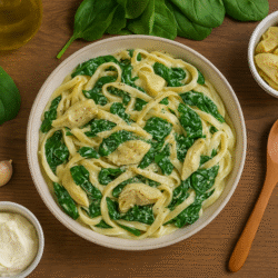 artichoke and spinach pasta
