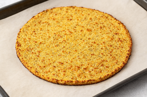 cauliflower pizza crust 1