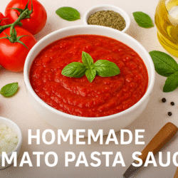 homemade tomato pasta sauce