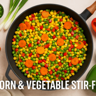 How to Make Corn And Vegetable Stir-Fry: A Delicious & Powerful Healthy Dish 🌽🔥 13 How to make Corn and Vegetable Stir-Fry