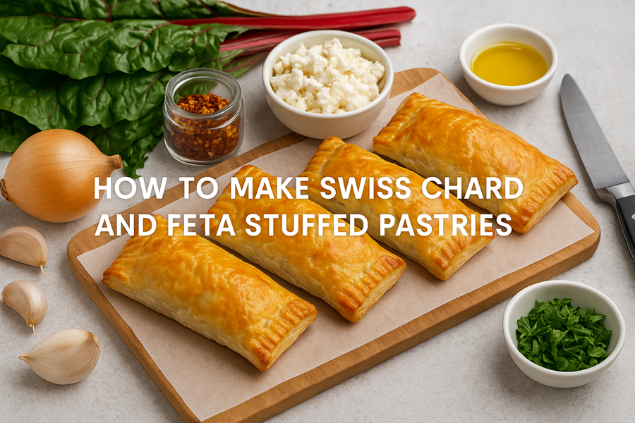 how to make Swiss Chard and Feta Stuffed Pastries