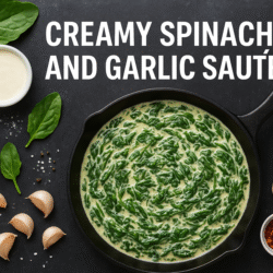 How to make Creamy Spinach and Garlic Sauté