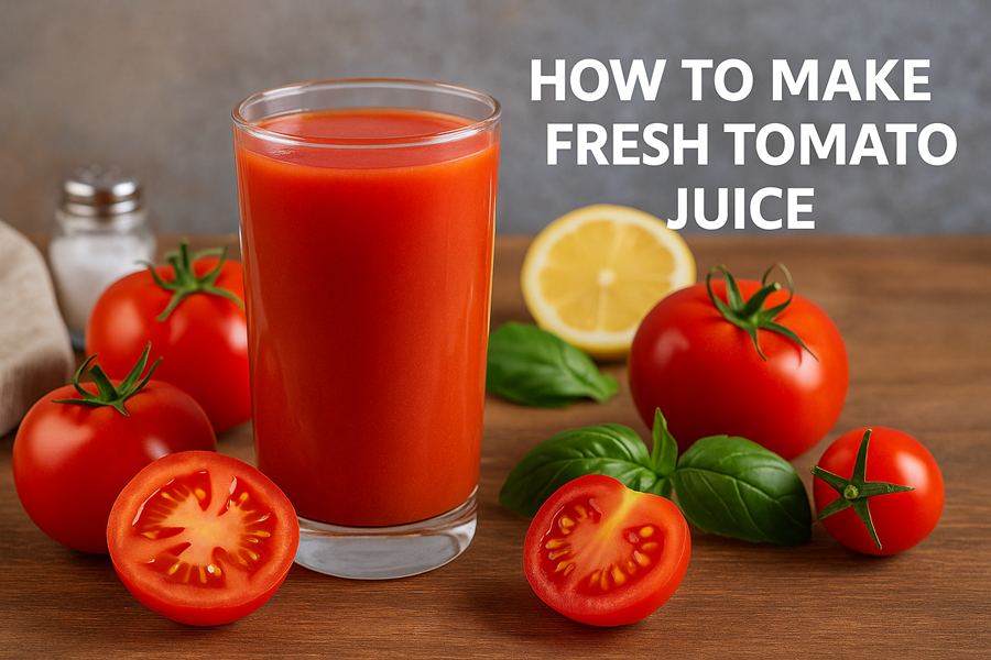 how to make fresh tomato juice