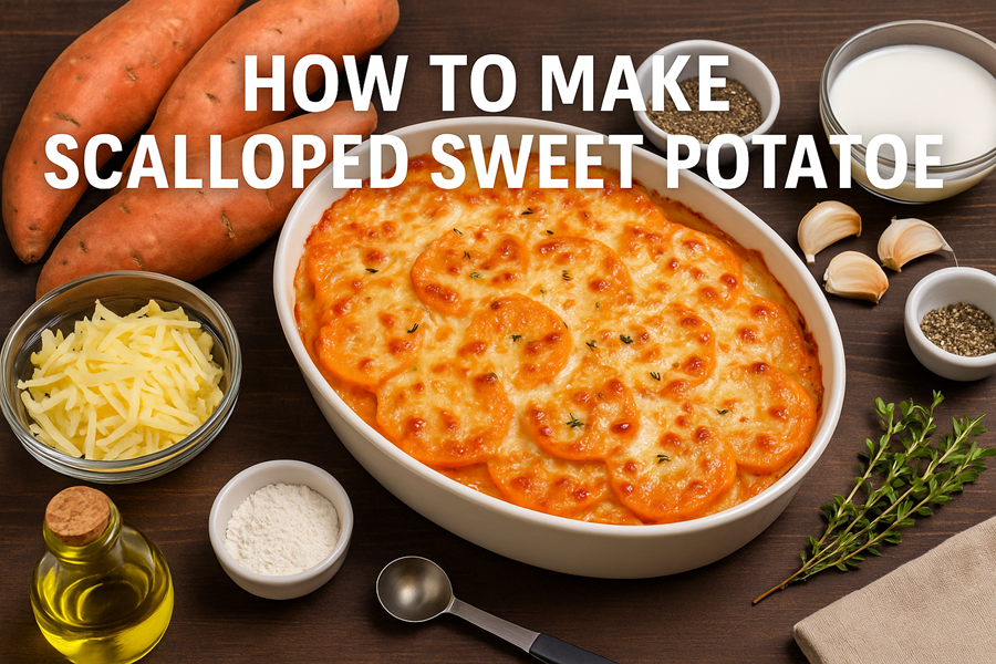 how to make scalloped sweet potatoes