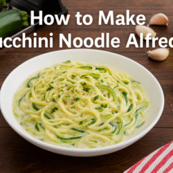 zucchini noodle alfredo