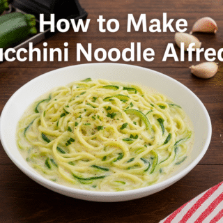 How to Make a Delicious Creamy Zucchini Noodle Alfredo 🍝✨ 13 zucchini noodle alfredo