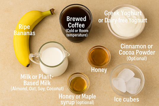 How To Make Banana Coffee Wake-Up Smoothie For An Energising Morning Boost ☕🍌✨ 2 breakfast energy smoothie