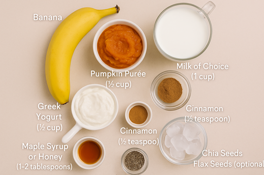 How To Make Banana Pumpkin Pie Smoothie: A Delicious Power-Packed Treat 🎃 2 pumpkin pie breakfast smoothie