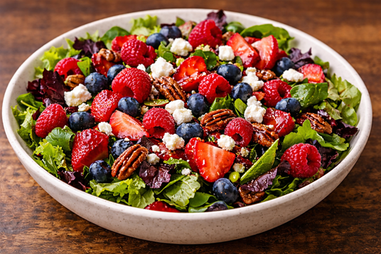 🥗 How To Make Berry Goat Cheese Salad – A Delightful Power-Packed Fresh Favorite 4 goat cheese salad with berries