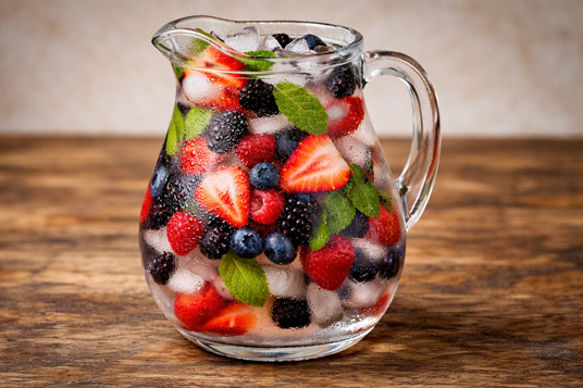 detox water with berries