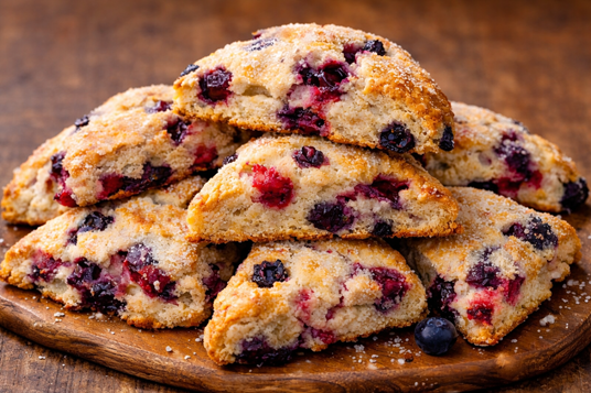 easy berry scones