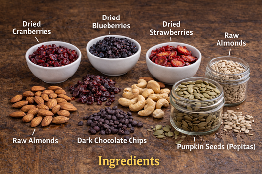 homemade berry trail mix