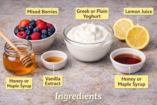 healthy yoghurt popsicles