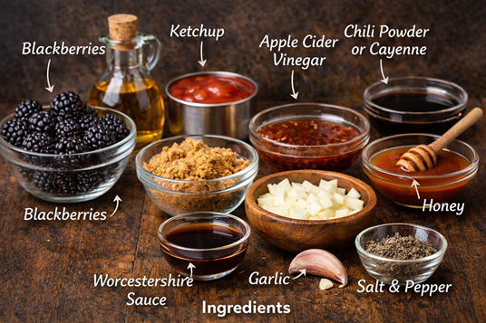 homemade blackberry bbq sauce