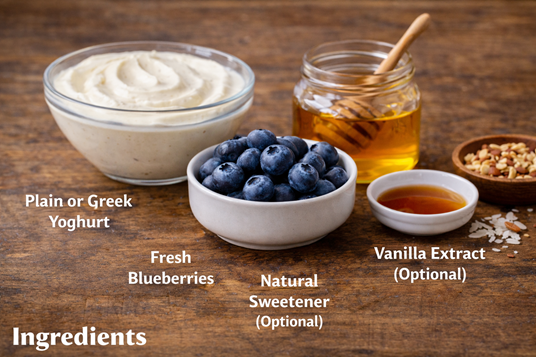 how to make blueberry yoghurt bark