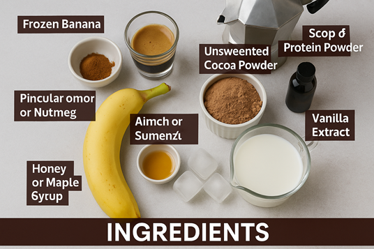 How To Make Chocolate Espresso Smoothie For A Powerful And Delightful Boost ☕🍫 2 chocolate espresso smoothie