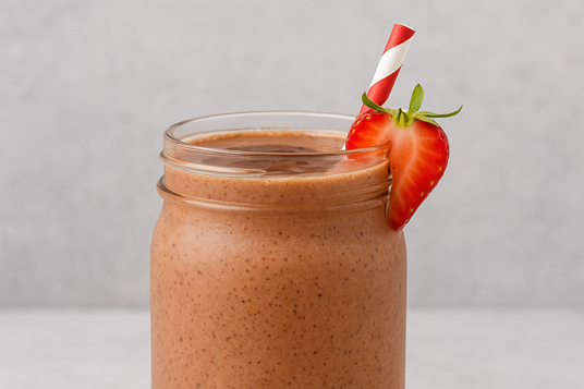 Strawberry chocolate shake