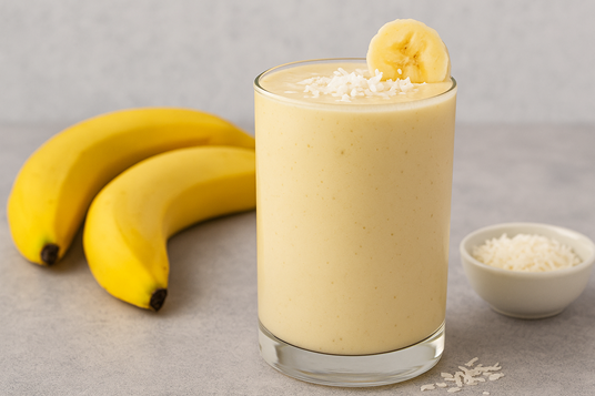 How To Make A Delicious & Powerful Coconut Banana Bliss Smoothie 🥥🍌 (Ultimate Guide) 4 tropical banana smoothie